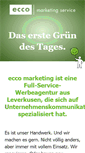 Mobile Screenshot of ecco-marketing.de